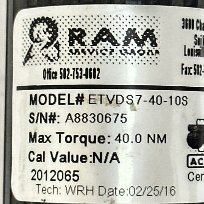 ATLAS COPCO ETVDS7-40-10S NUTRUNNER LUBBERING 80331106 12.97mm