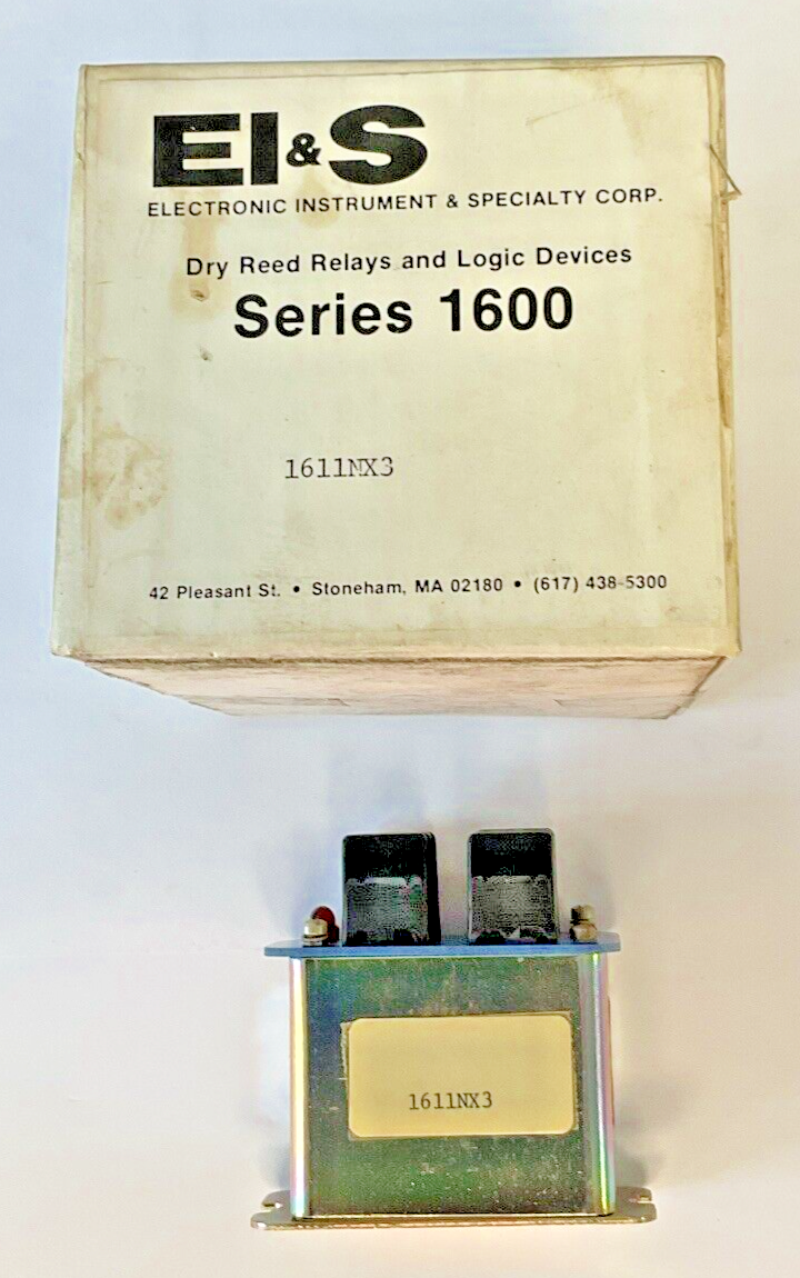 ELECTRONIC INSTRUMENT & SPECIALTY CORP 1611NX3 CONTROL RELAY SERIES 1600