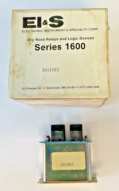 ELECTRONIC INSTRUMENT & SPECIALTY CORP 1611NX3 CONTROL RELAY SERIES 1600