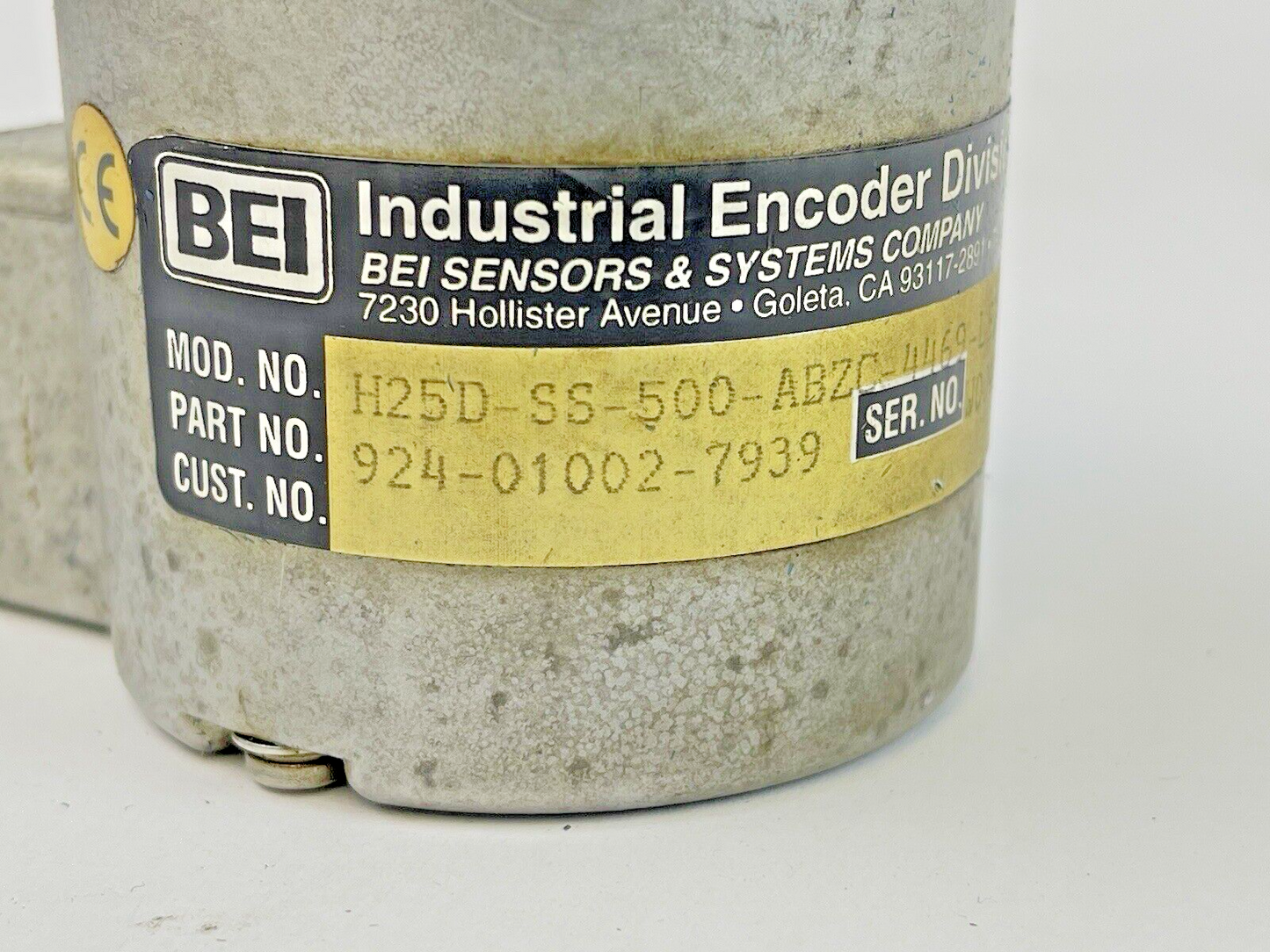 BEI - H25D-SS-500-ABZC-4469-LED-SM18-S - ENCODER - 5-24 VDC - 924-01002-7939