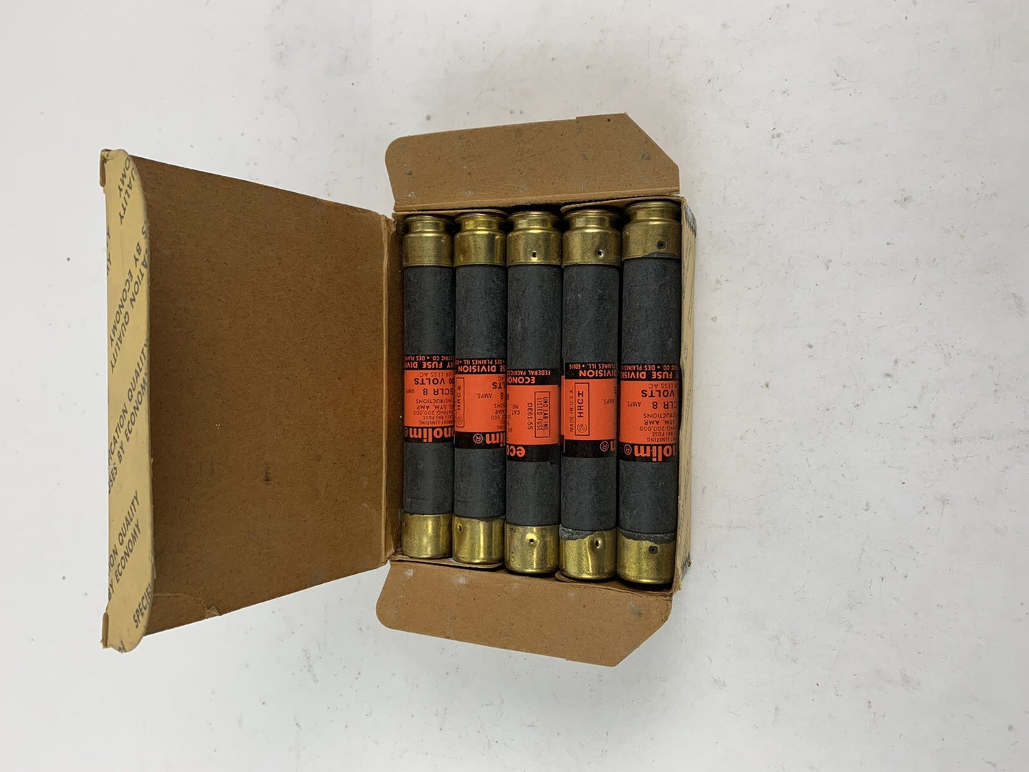 Federal Pacific Econolim SCLR 8 8A 600V Fuse "Lot of 10"