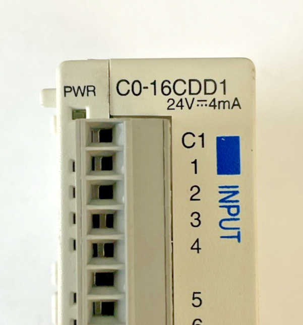 AUTOMATION DIRECT C0-16CDD1 INPUT MODULE 24VDC 4.0MA 0.1A
