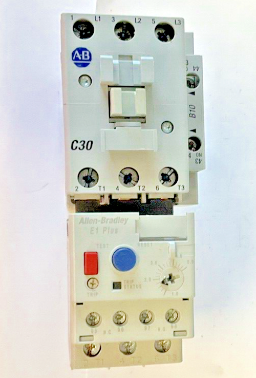 ALLEN BRADLEY 100-C30D*00C STARTER W/ 193-EECD SER.C W/ 100-S SER.B