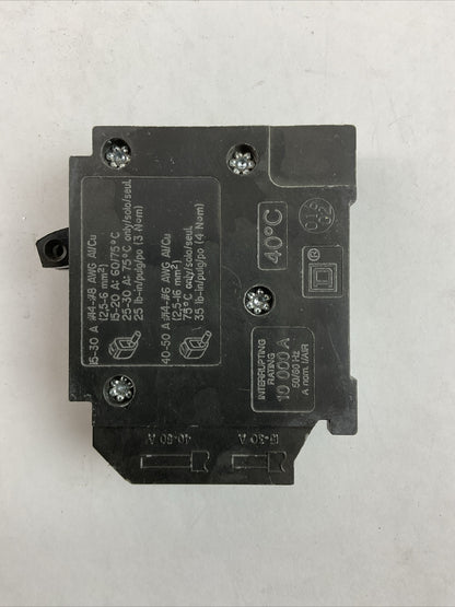 SQUARE D HOMT1515 MINITURE CIRCUIT BREAKER 15/15AMP 120/240VAC (LOT OF 3)