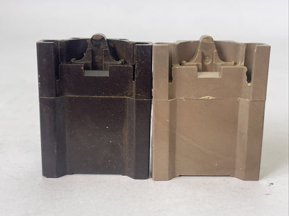 SYLVANIA CLARK PA 600V CONTACT BLOCK 1 N.O.-1N.C. CONTACTS PANEL MOUNT(LOT OF 2)