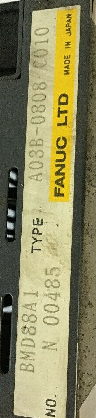 FANUC A03B-0808-C010 I/O MODULE BMD88A1