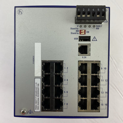 HIRSCHMANN RS20-1600T1T1SDAEHH07.1.01 ETHERNET RAIL SWITCH