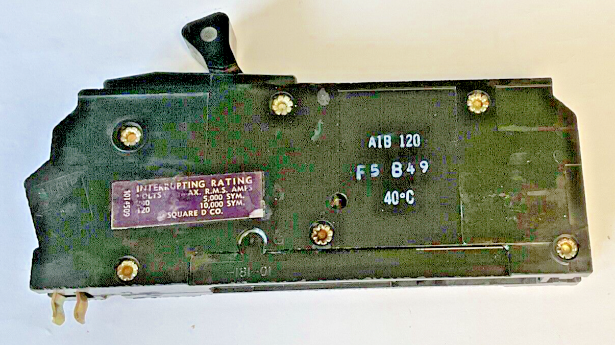 SQUARE D A1B120 CIRCUIT BREAKER 20A ****LOTOF2****