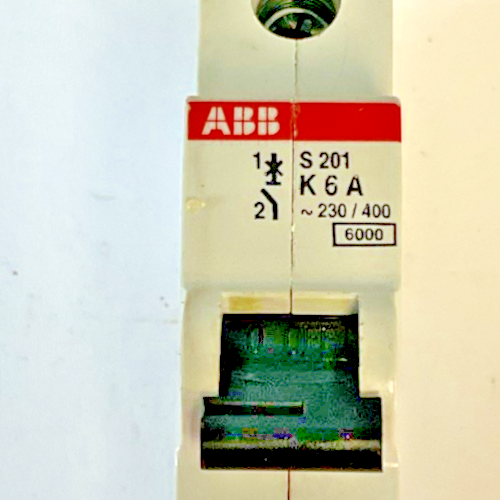 ABB S201K6A CIRCUIT BREAKER 230VAC