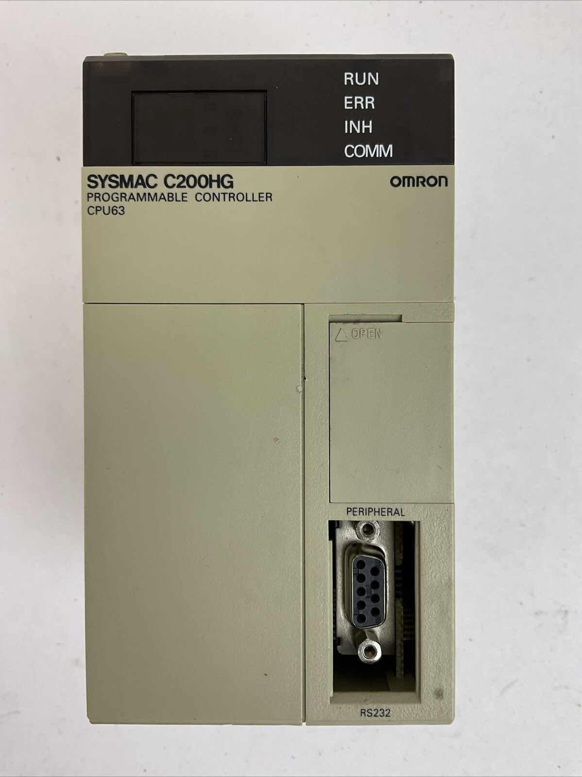 OMRON C200HG-CPU63-E CPU UNIT SYSMAC C200HG PROGRAMMABLE CONTROLLER CPU63