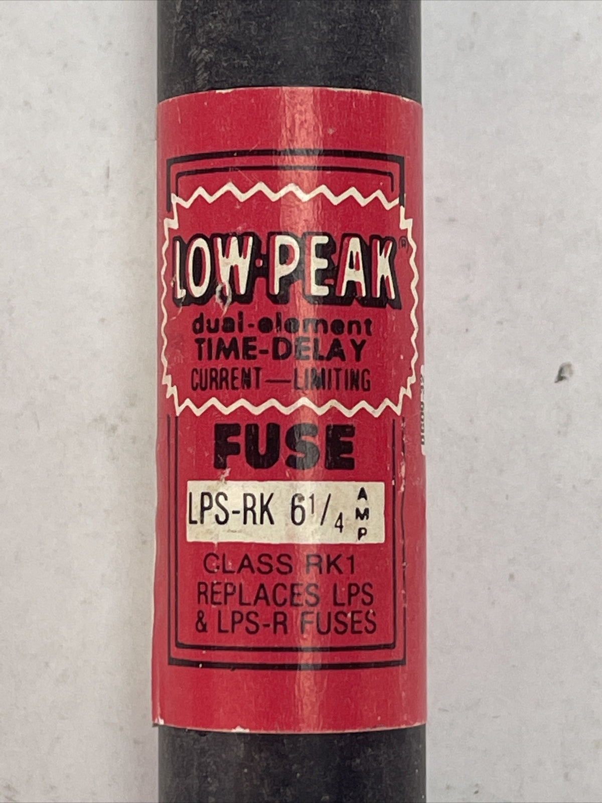 COOPER BUSSMANN LPS-RK-6 1/4 LOW-PEAK DUAL ELEMENT FUSE 600VAC 6-1/4A(LOT OF 10)