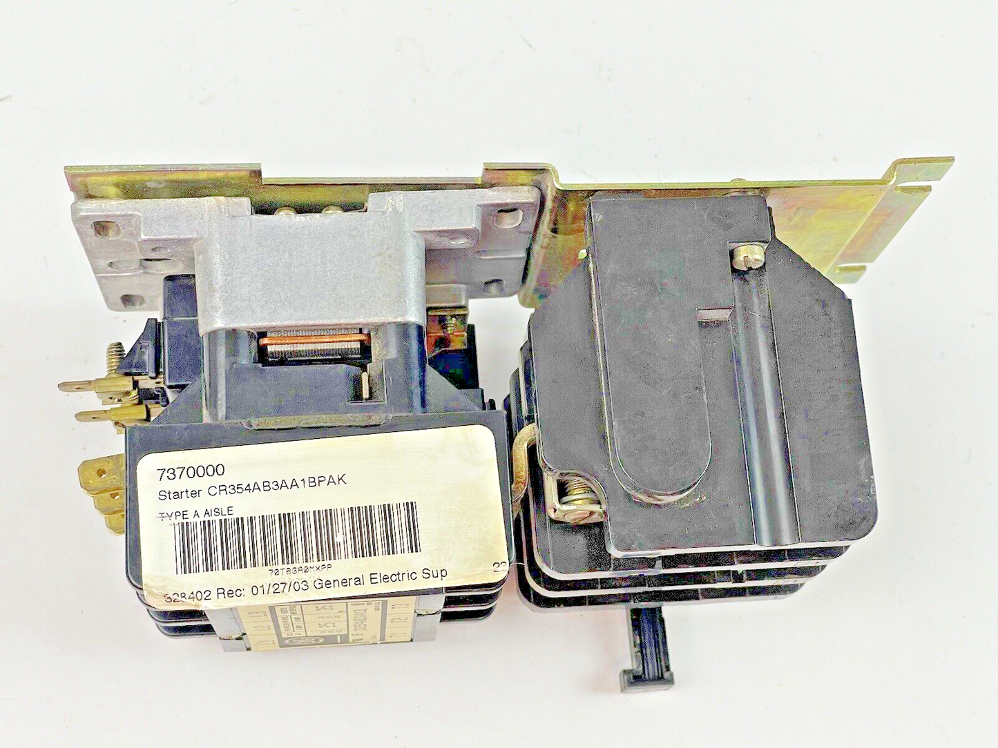 GE GENERAL ELECTRIC - CR354AB3AA1B - MOTOR STARTER -1 PH, 2 POLE, OR 3 PH 3 POLE