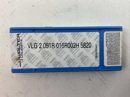 WALTER VALENITE VLG 2 091R 016R002H 5820 CARBIDE INSERT (BOX OF 7)