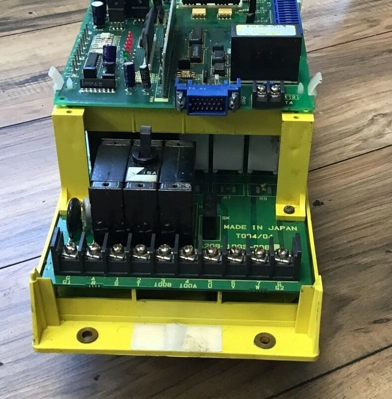 FANUC A06B-6053-H005 CONTROL UNIT W/A20B-1003-008 & A02B-1003-0090/02