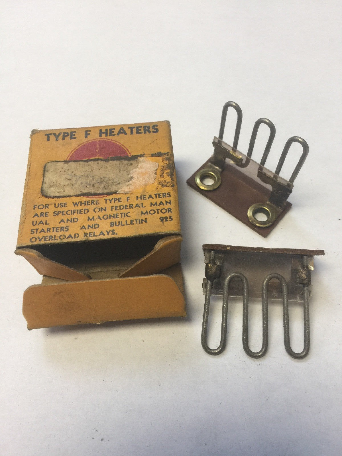 FEDERAL TYPE F HEATERS TRIP RATING 6.30 AMPS