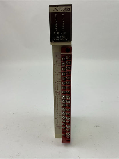 SHARP JW-35S DC OUTPUT MODULE 12/24VDC 1A/PNT. 8A/COM.