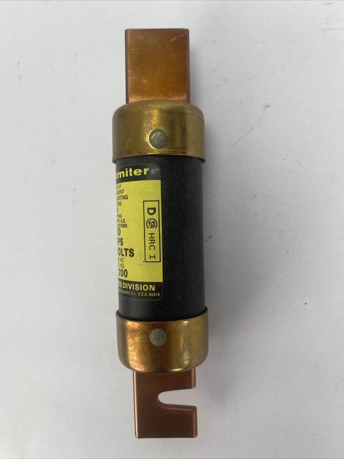 ECONOMY LENR 200 ECON-LIMITER CURRENT-LIMITING CLASS RK5 FUSE 200A 250VAC
