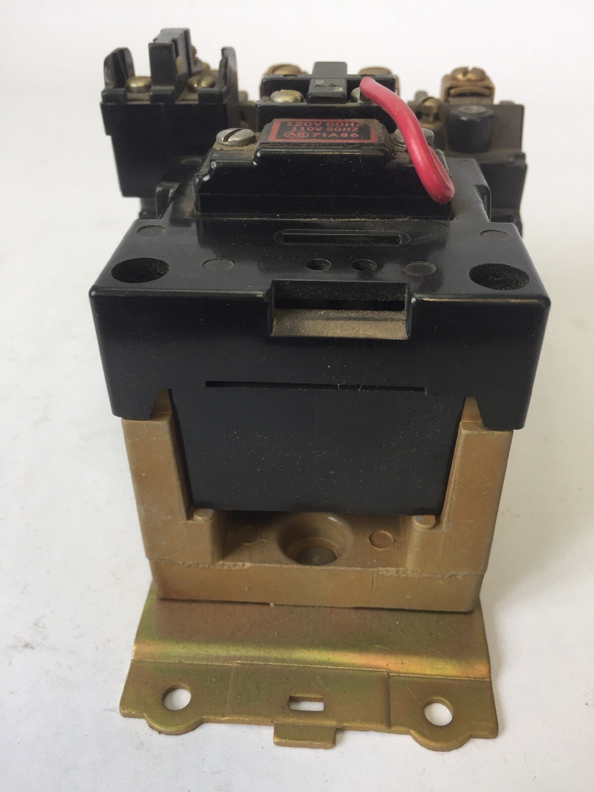 ALLEN BRADLEY 202AC-F718039/1 DC CONTACTOR 250VDC 3NO-1NC 71A86 COIL 120V 60HZ