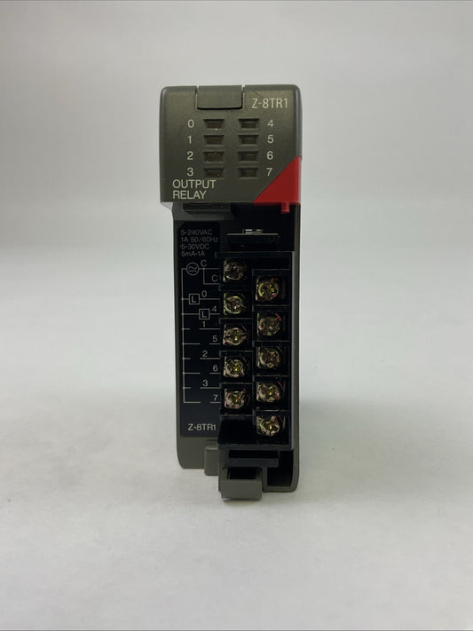 KOYO / AUTOMATIONDIRECT Z-8TR1 OUTPUT RELAY ***MISSING PLASTIC COVER***