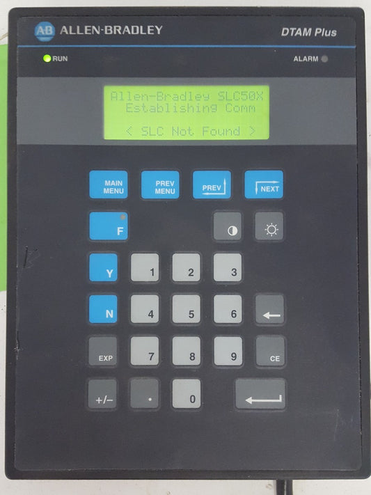 Allen Bradley DTAM Plus OI Keypad Terminal 2707-L8P2 Ser C Rev B