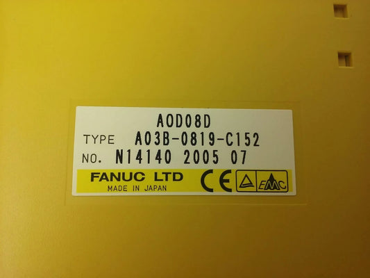 FANUC AOD08D TYPE A03B-0819-C152 INTERFACE MODULE (LOT OF 2)