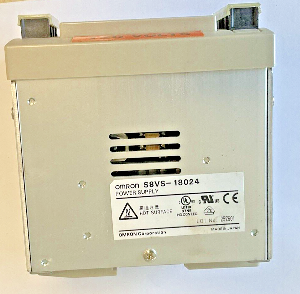 OMRON S8VS-18024 POWER SUPPLY 50/60HZ 240VAC 2.9A