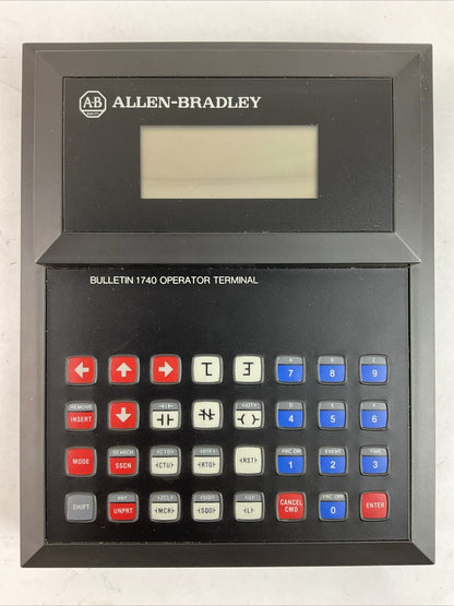 ALLEN BRADLEY 1740-PT1 SER A FRN 7 OPERATOR TERMINAL