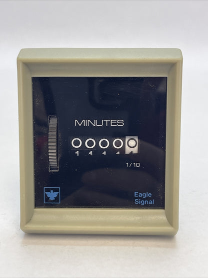 EAGLE SIGNAL HK500B6 TIME MINUTE TOTALIZER 240V 60HZ
