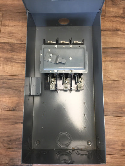 FPE RHQ5236 HEAVY DUTY TYPE A SAFETY SWITCH NON-FUSIBLE 200A 600VAC RAINTIGHT