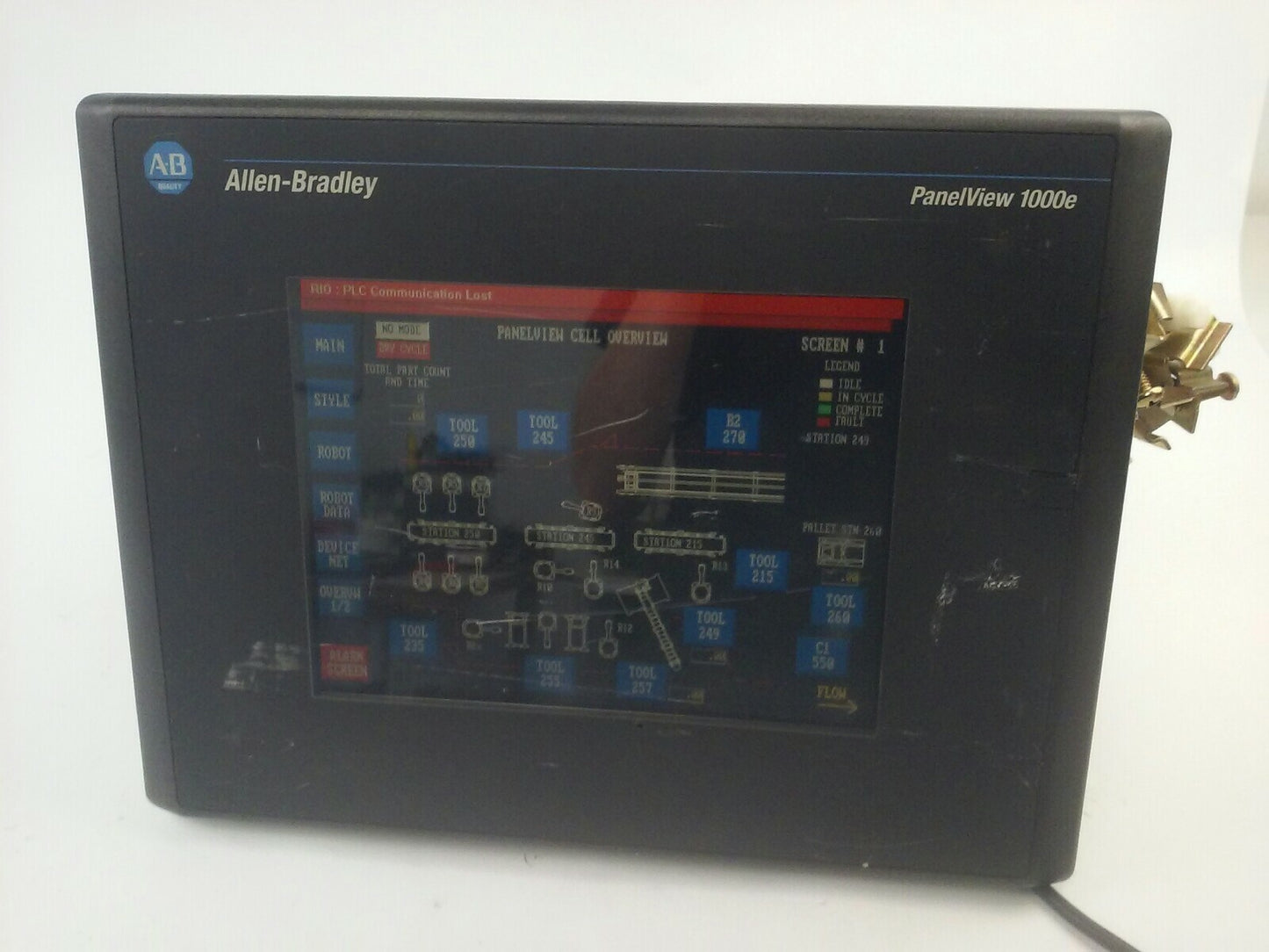 ALLEN BRADLEY 2711E-T10C6 SER. D REV. A  PANELVIEW 1000E TERMINAL FRN 5.14