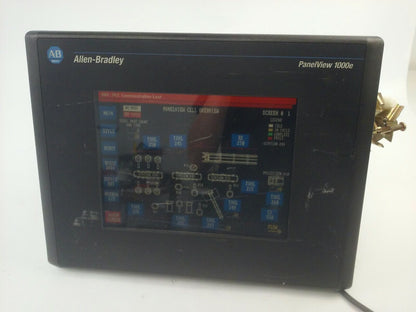 ALLEN BRADLEY 2711E-T10C6 SER. D REV. A  PANELVIEW 1000E TERMINAL FRN 5.14