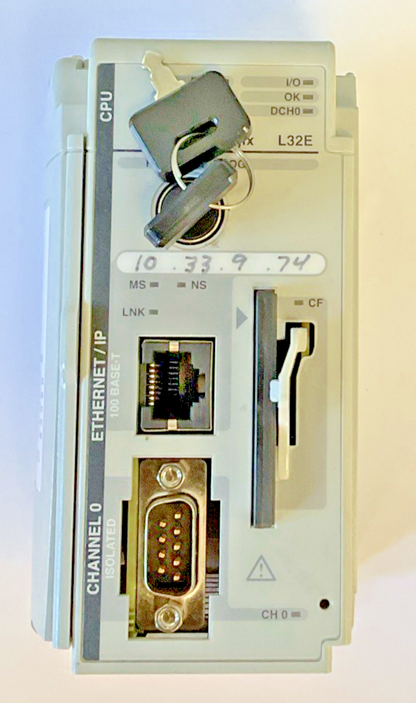 ALLEN BRADLEY 1769-L32 750KB ENET CONTROLLER FW:1.17 SER.B 24VDC
