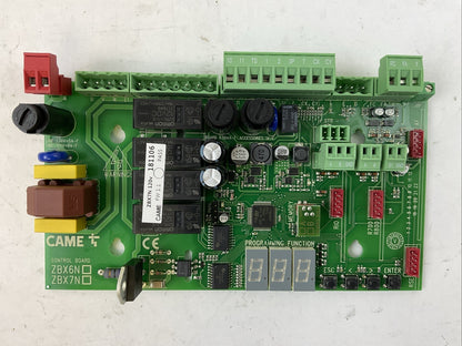 CAME ZBX7N 120VAC CONTROL BOARD FW 1.1