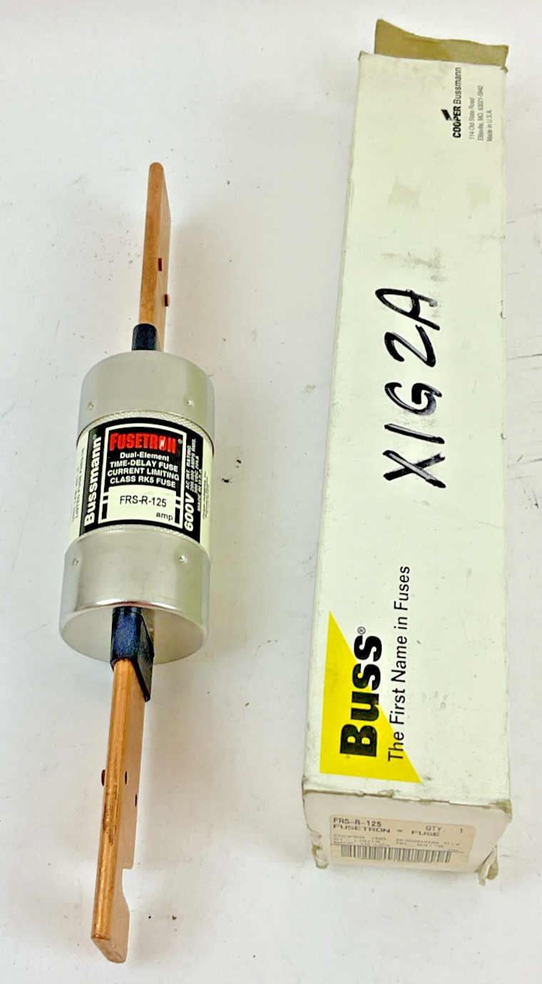 BUSS FRS-R-125 TIME DELAY FUSE 600V 300VDC 20KA RK5