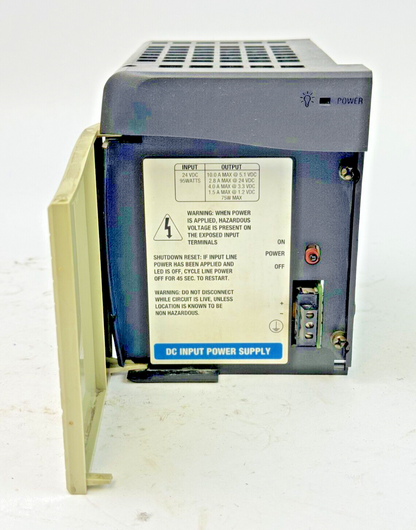 ALLEN-BRADLEY - 1756-PB72/B - CONTROLLOGIX RACK MOUNT POWER SUPPLY