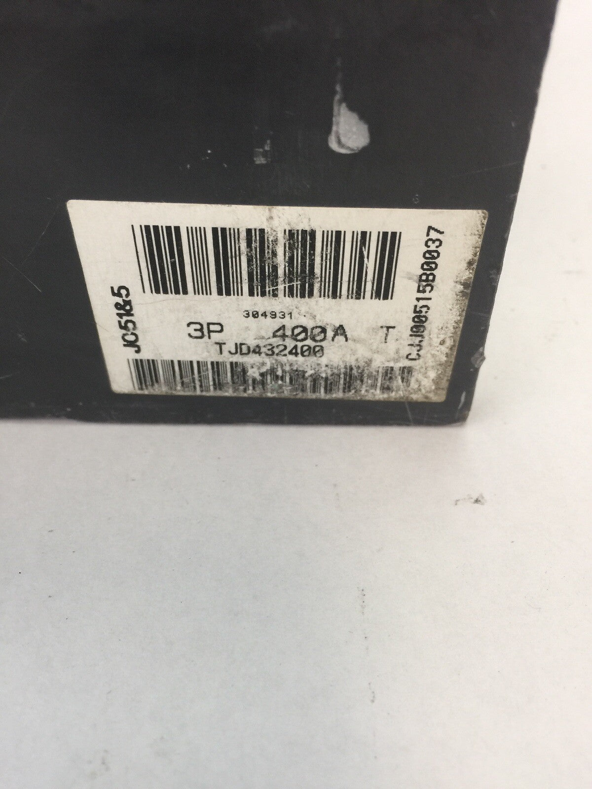 GE TJD432400 INDUSTRIAL CIRCUIT BREAKER 400AMP 240VAC 250VDC 3 POLE 240V 22kA