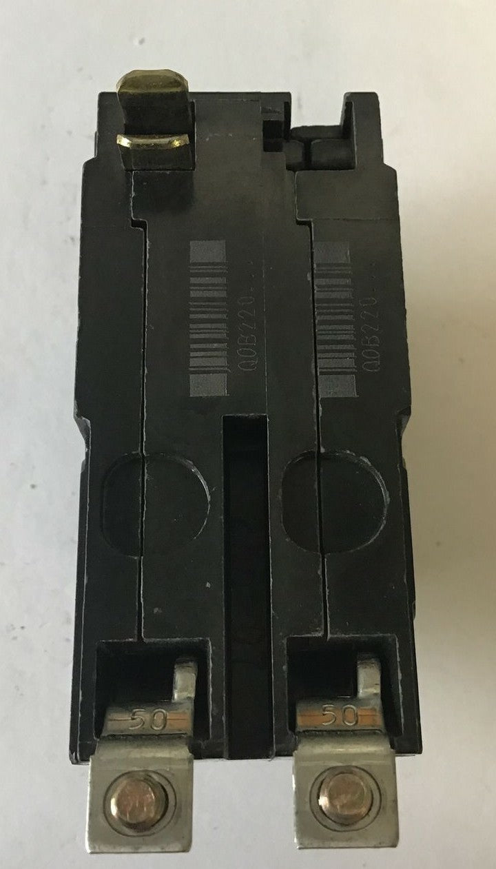 SQUARE D QOB220 CIRCUIT BREAKER 120/240VAC 10KA