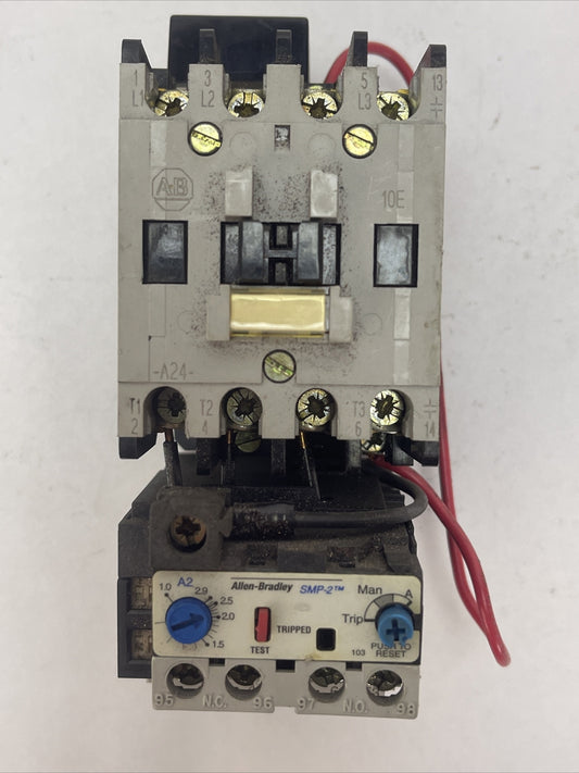 ALLEN BRADLEY STARTER 100-A24ND3 SER C CONTACTOR 600VAC 24A 20HP COIL 120V 60HZ