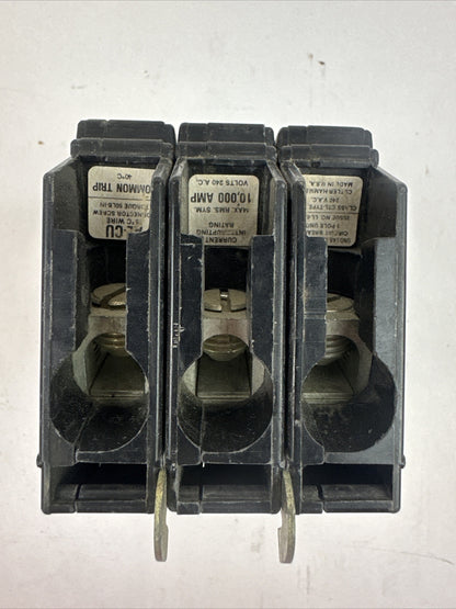 CUTLER HAMMER CH360 CIRCUIT BREAKER 30AMP 240VAC 3POLE CLASS CTL TYPE CH
