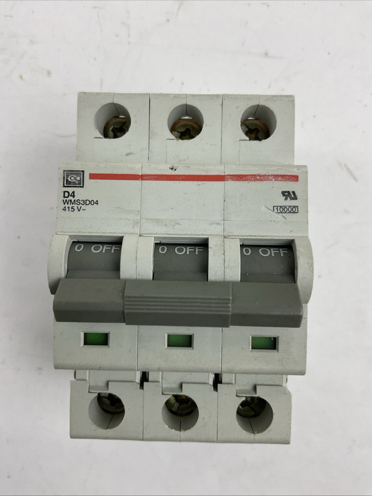 CUTLER HAMMER WMS3D04 CIRCUIT BREAKER 4A 3POLE 415VAC