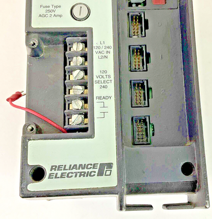 RELIANCE ELECTRIC 57C330C AUTOMAX REMOTE I/O HEAD 250V 120/240VAC 0.5/0.25A