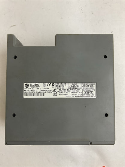 ALLEN BRADLEY 1746-P2 SER C SLC500 POWER SUPPLY DIR/REV 10000019377/06