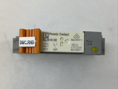 PHOENIX CONTACT PLC-BSC-24DC/21HC TERMINAL BLOCK 29 61 312 RELAY 16A 250VAC