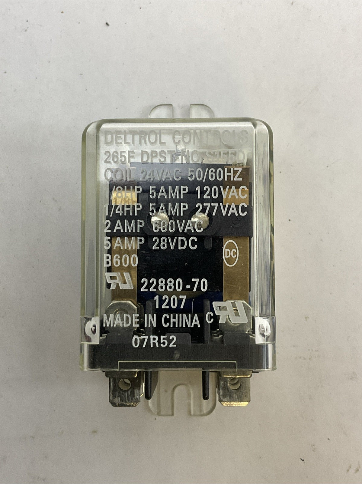 SOURCE 1 S1-02424111000 CONTROL RELAY COIL 24VAC 50/60HZ