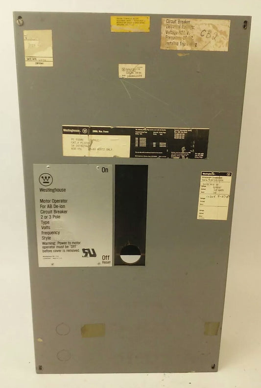 WESTINGHOUSE PC32000 MOTOR OPERATER 5661D52G01 TYPE PB-PC 120V 2A2B AUX SW