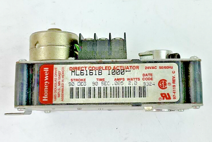 HONEYWELL ML6161B 1000 DIRECT COUPLED ACTUATOR 90DEG STROKE 90SEC .085A 2WATT