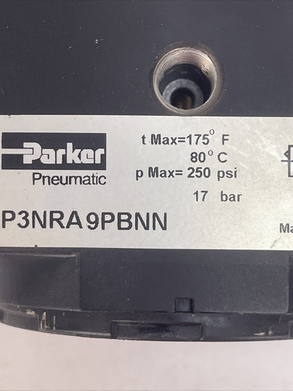 PARKER P3NRA9PBNN 1 1/2" REGULATOR 175F 80C 250PSI 17BAR PNEUMATIC
