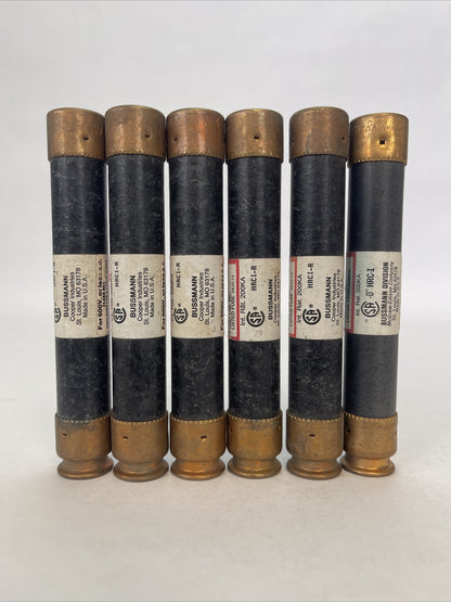 COOPER BUSSMANN LPS-RK-4 LOW-PEAK DUAL ELEMENT FUSE 600VAC (LOT OF 6)