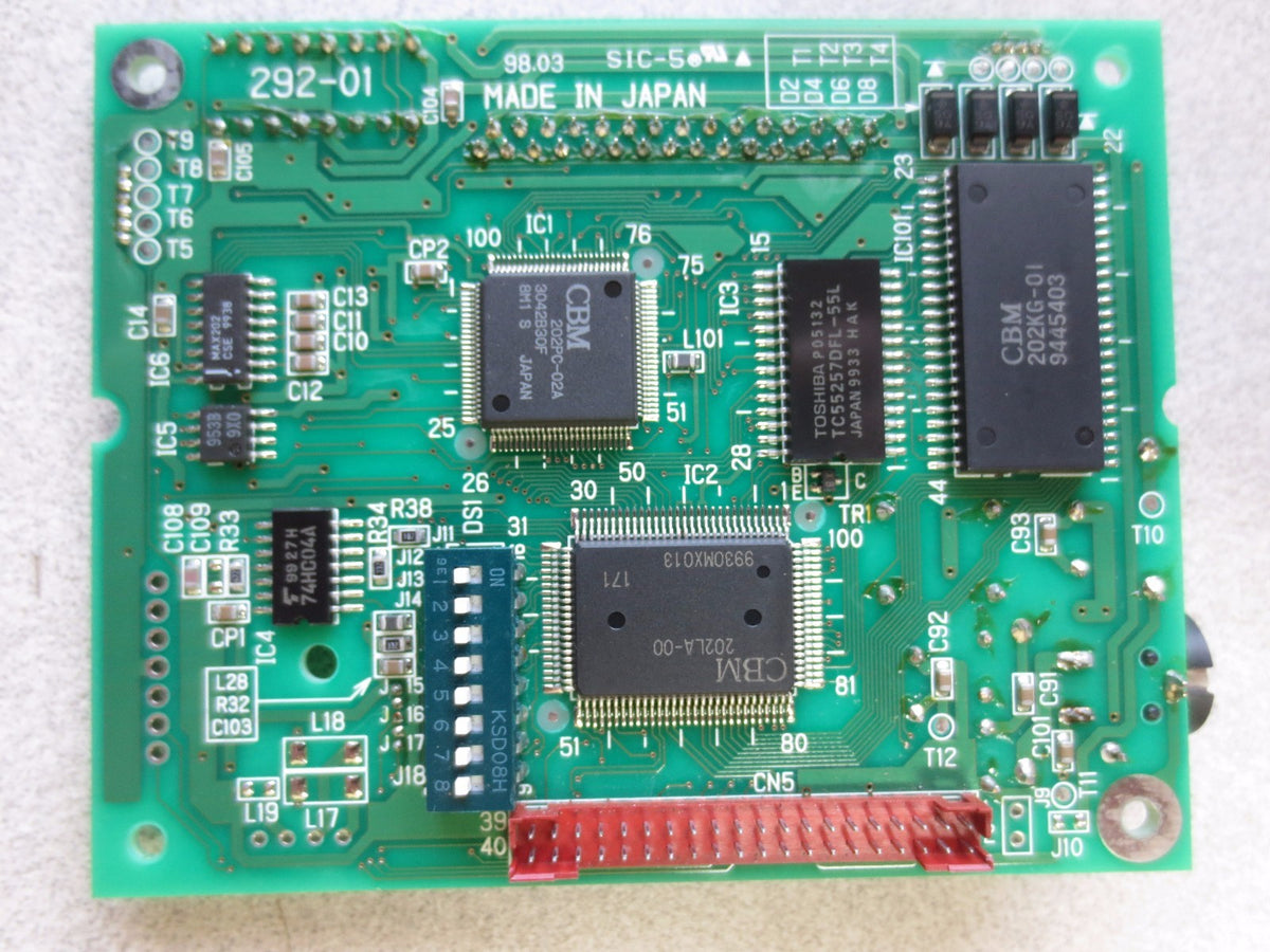 JAPAN CBM CORPORATION - 292-01 BARCODE PRINTER BOARD & PRINTHEAD ASSEMBLY