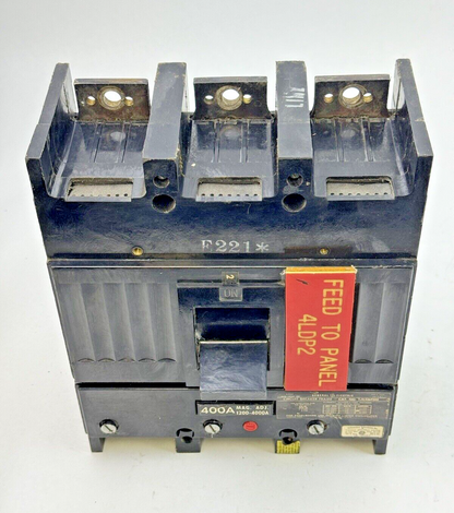 GE - TJK436F000 - CIRCUIT BREAKER W/ 400A TRIP - 3 POLE/ 600 VAC/ 400 A